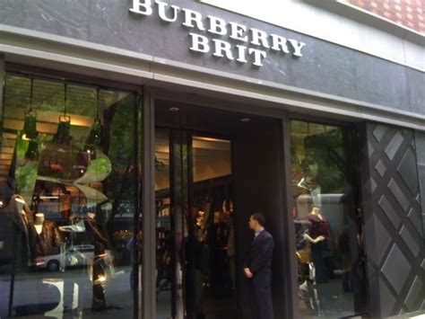 Burberry Brit Quietly Debuts on Columbus Avenue 